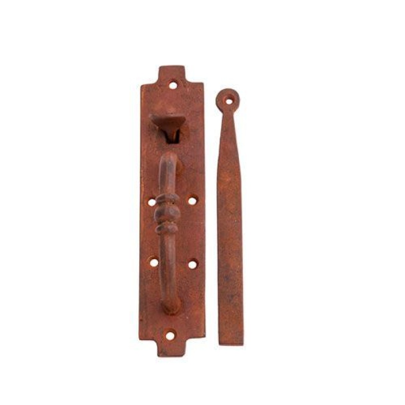Restorers Primitive Iron Gate Latch Set With Thumblatch Handle