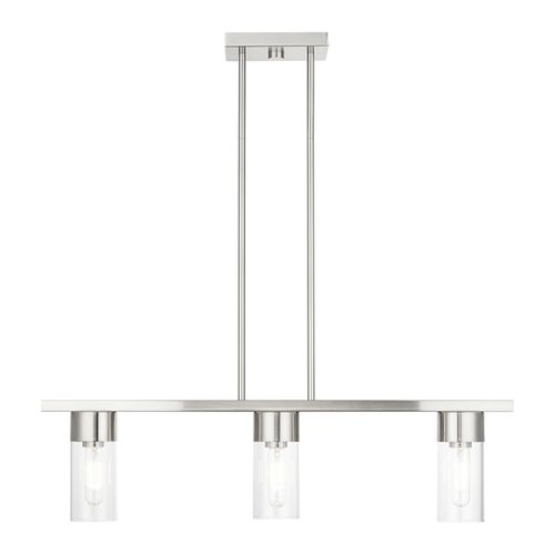 Livex Lighting Carson 3-Light Linear Chandelier