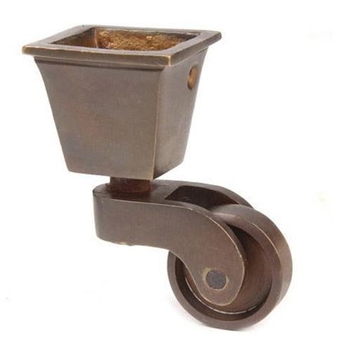 Restorers Square Cup Caster - 1 1/4 Inch Wheel
