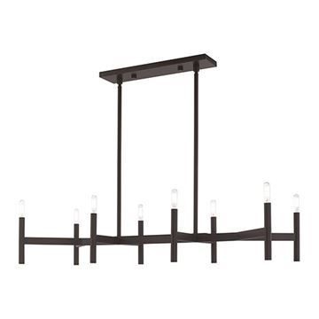 Livex Lighting Copenhagen Candelabra Linear Chandelier