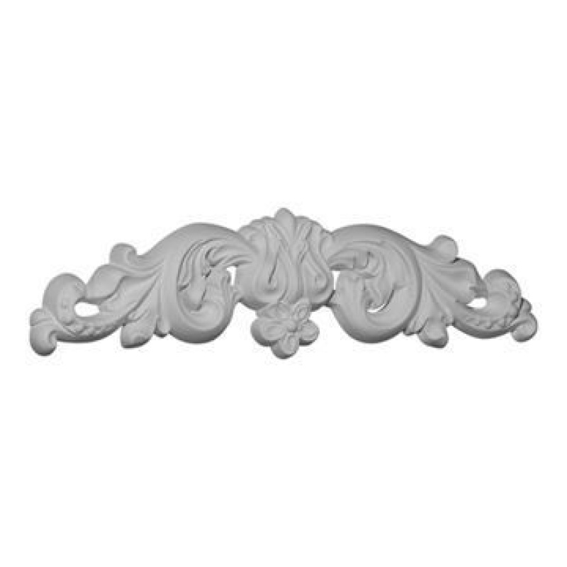 Restorers Architectural Floral Center Urethane Onlay Applique