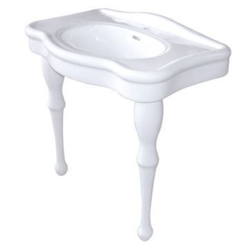 Fauceture Imperial Basin Console Sink With 1 Faucet Hole