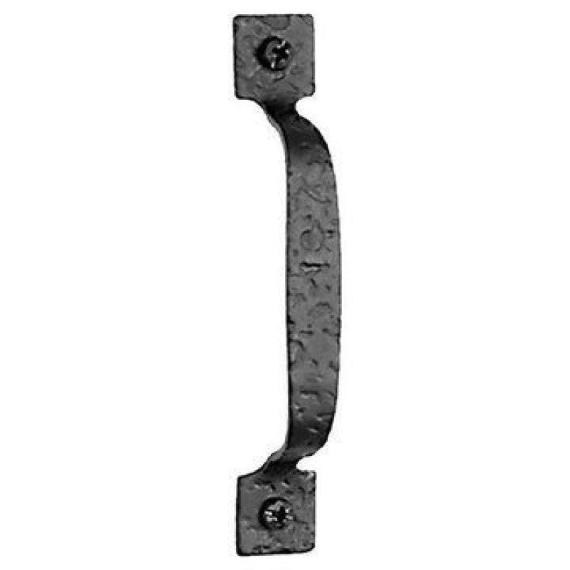 Acorn Rough Iron Cabinet Pull With Square Ends - 4 1/16 Inch Boring