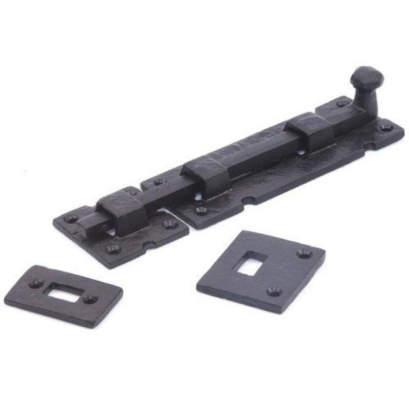 Restorers 8 Inch Iron Flush Surface Bolt