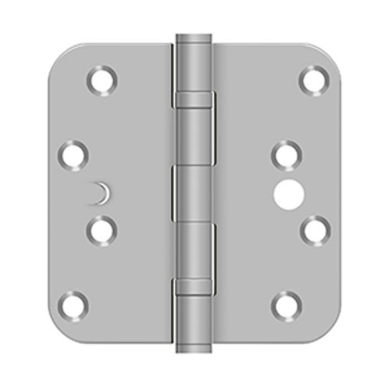 Deltana 4 Inch 5/8 Radius Stainless Ball Bearing Residential Hinge