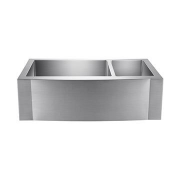 Barclay Cervantes 70/30 Offset Double Stainless Farmhouse Kitchen Sink