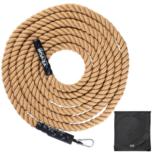 Vevor 1.5"X20ft Gym Climbing Rope Fitness Strength Training Rope Home Exercise
