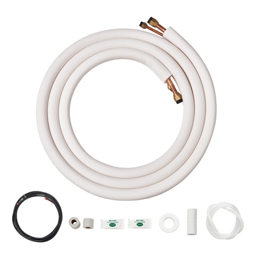 Vevor 16Ft Mini Split Line Set - Copper Pipes Tubing with Triple-Layer Insulation