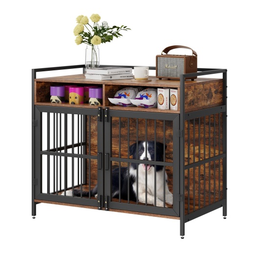 Vevor Furniture Style Dog Crate With Storage