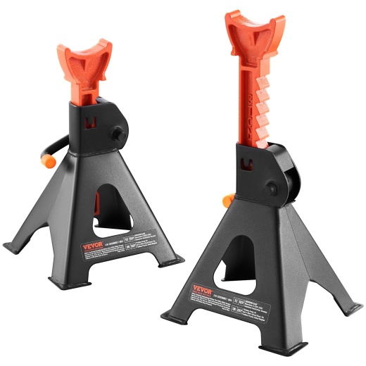 Vevor Jack Stands, 3 Ton Capacity Car Jack Stands for Lifting SUV, Pickup Truck, Car and UTV/ATV