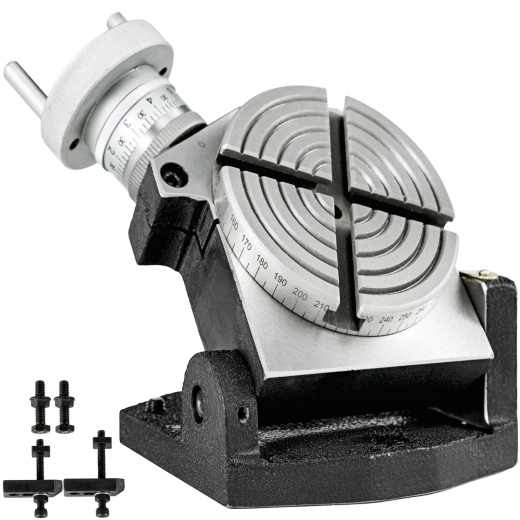 Vevor Rotary Table 4-Inch - Horizontal & Vertical Milling Precision Tool