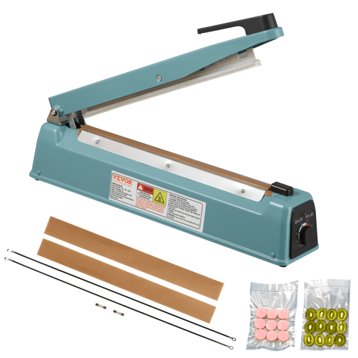 Vevor Impulse Sealer 12 Inch - Manual Heat Seal Machine with Adjustable Heating Mode
