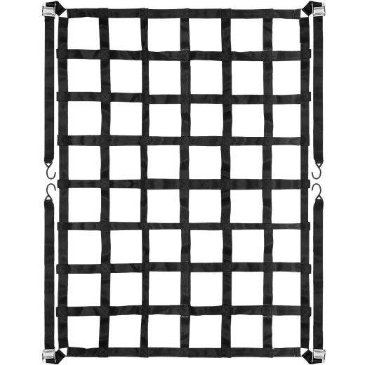 Vevor 3.5'X 4.1' Cargo Net With S-Hooks - Heavy Duty Cargo Nets For Pickup Trucks