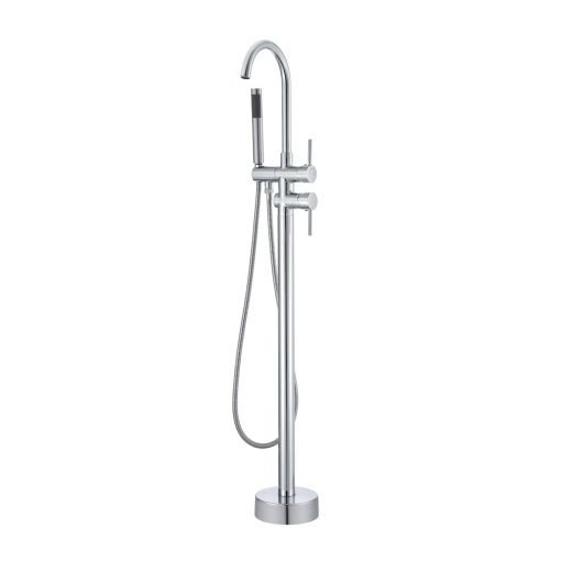 Vevor Freestanding Bathtub Faucet Floor Mount with Two Water Modes 360° for Bathing