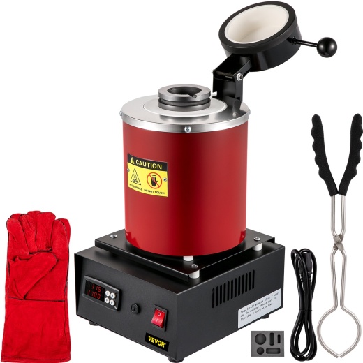 Vevor Electric Melting Furnace - 3Kg Digital Gold Smelter
