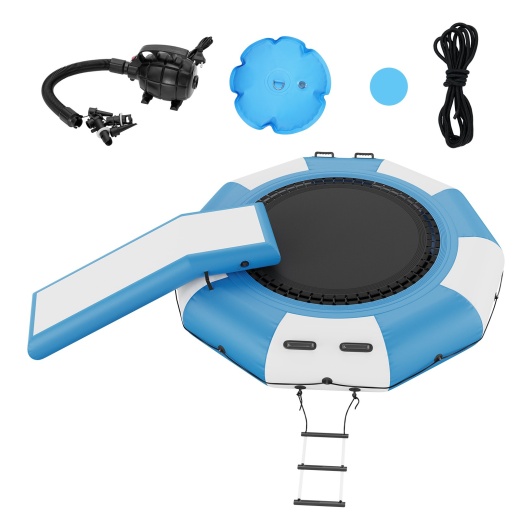 Vevor Inflatable Water Bouncer - 10Ft Recreational Water Trampoline