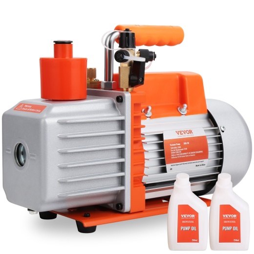Vevor 1/2 Hp 2 Stage Rotary Vane Vacuum Pump