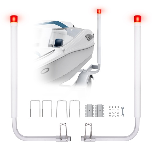 Vevor Marine Trailer Guide Set - 46” Led Illuminated Guide Poles
