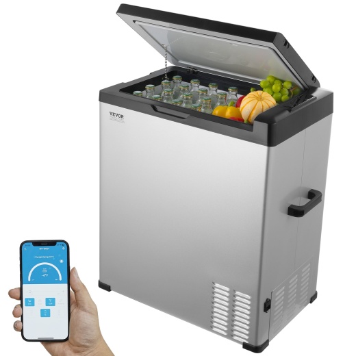 Vevor Portable Car Refrigerator Freezer Compressor 70 L Single Zone