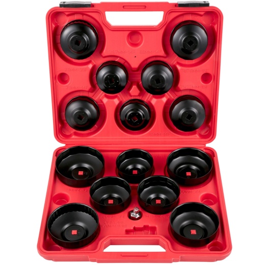Vevor Oil Filter Socket Set - 14 Pcs Oil Filter Wrench Set