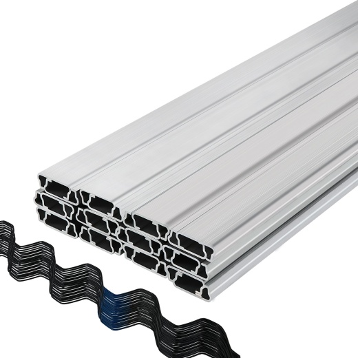 Vevor Spring Wire and Lock Channel - 6.56Ft Bundle for Greenhouse