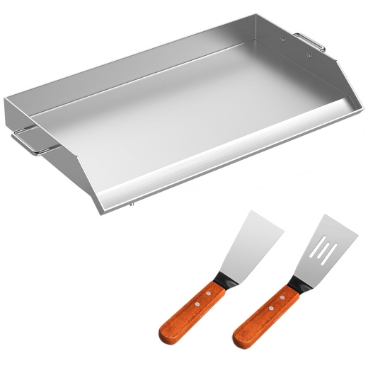 Vevor Stainless Steel Griddle - Ideal for BBQs, Camping, and Tailgating