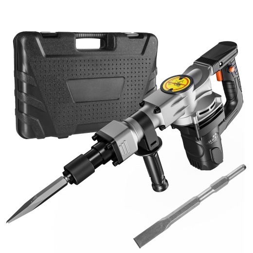 Vevor Demolition Jack Hammer - 1400W Electric Heavy Duty Concrete Breaker