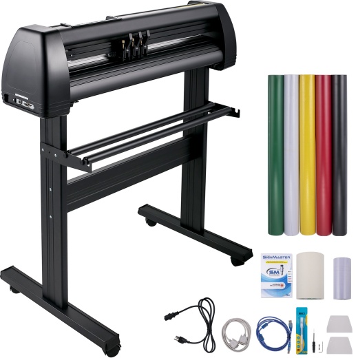 Vevor Vinyl Cutter Machine - 28 Inch Vinyl Plotter with LCD Display