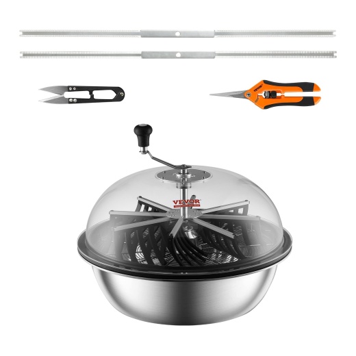 Vevor Leaf Bowl Trimmer - Manual Bud Trimmer with Stainless-Steel Blades