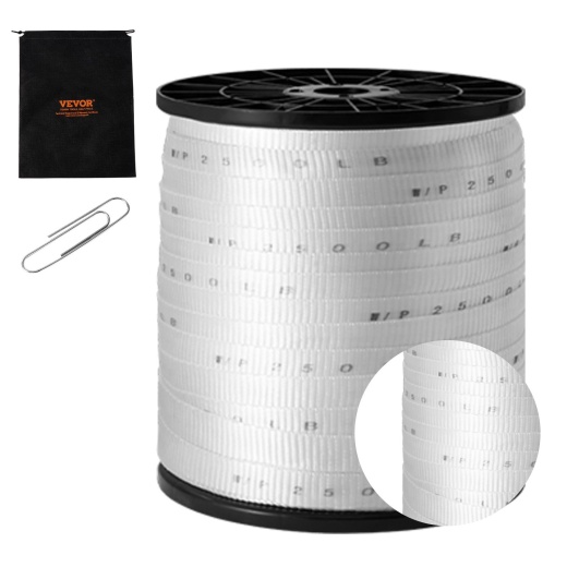 Vevor Polyester Pull Tape - 3/4" x 528' Mule Tape Flat Rope