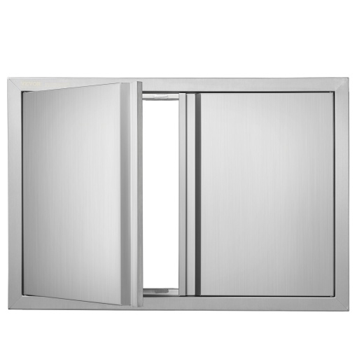 Vevor BBQ Access Door - 30W x 21H Inch Double Outdoor Kitchen Door
