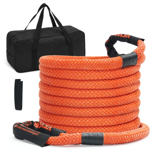 Vevor 1" x 30' Kinetic Recovery Tow Rope - Heavy-Duty Off Road Snatch Strap
