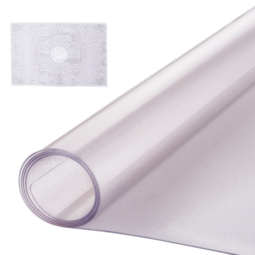 Vevor Pvc Table Protector 24X48 Inch Frosted Plastic Desk Protector 1.5Mm Thick