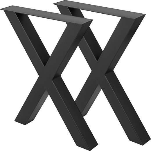 Vevor Set Of 2 Steel Table Legs - Industrial Heavy Duty Metal Dining Legs