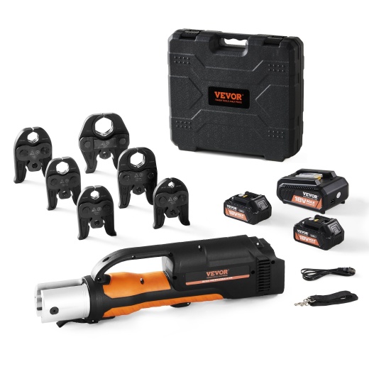 Vevor Pro Press Tool - 18V Electric Pipe Crimping Tool for 1/2" to 2" Pipes