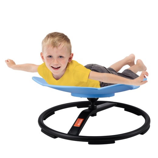Vevor Elephant Kids Swivel Chair, 220 Lbs Capacity, 360° Spinning Chair, Autistic Kids Sensory Toy Chair With Non-Slip Metal Base, Toddler Sit And Spin Chair For Coordination Balance Focus Blue