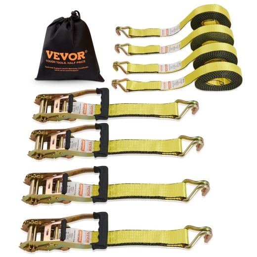 Vevor Ratchet Tie Down Straps (4Pk)