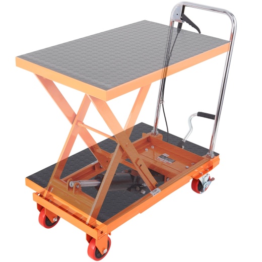 Vevor Hydraulic Lift Table Cart - 500Lbs Capacity 28.5" Lifting Height