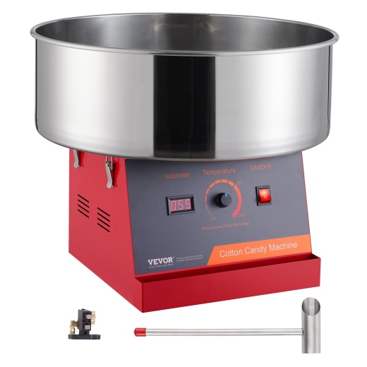 VEVOR Electric Cotton Candy Machine, 1000W Cotton Candy Maker