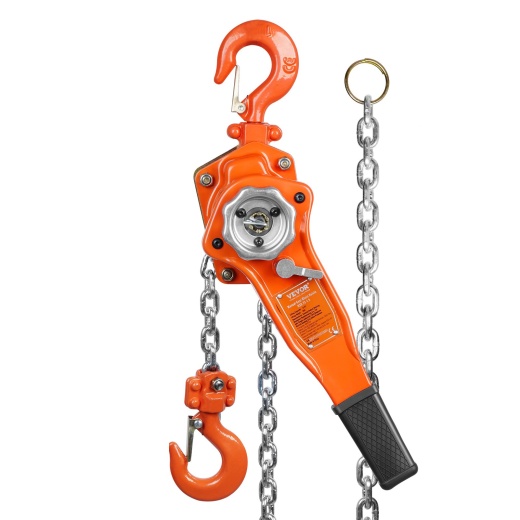 Vevor Manual Lever Chain Hoist - 3/4 Ton 1650 Lbs Capacity