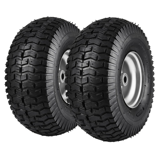 Vevor Lawn Mower Tires, 15X6-6" Lawn Tractor Tires, 2-Pack Tire And Wheel Assemblies