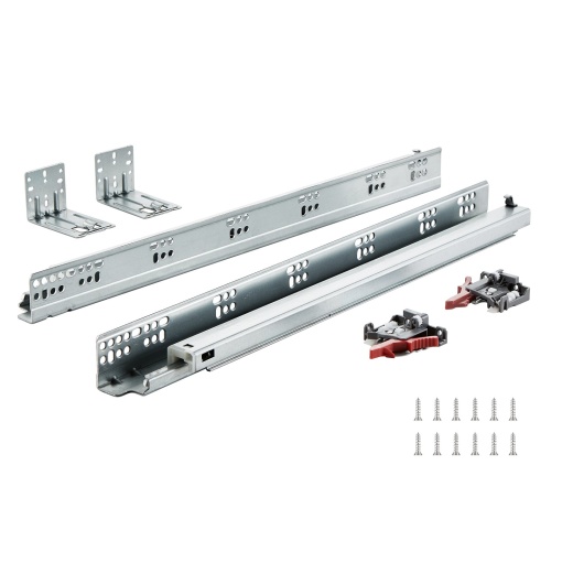 Vevor 6 Pairs of 21 Inch Drawer Bottom Side Mount Rails