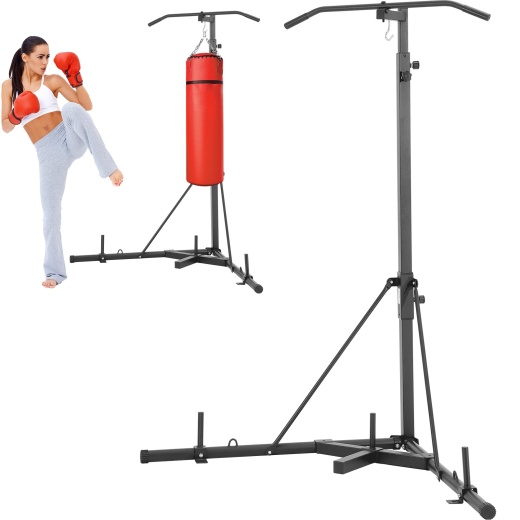 Vevor 2 In 1 Punching Bag Stand - Steel Heavy Duty Workout Equipment