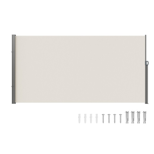 Retractable Side Awning - 71''x 138'' Outdoor Privacy Screen for Patio, Backyard, Balcony