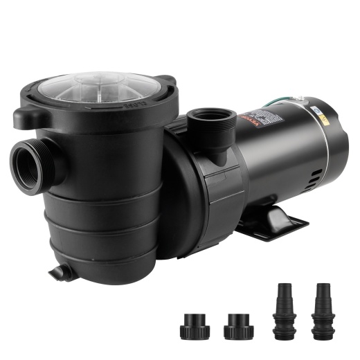 Vevor Above Ground Pool Pump - 1HP Single Speed, 80 GPM Max Flow