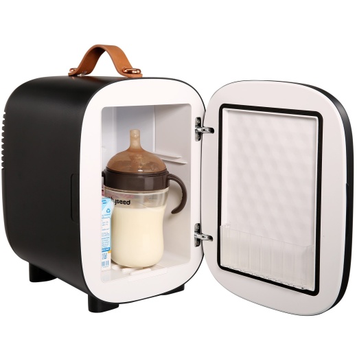 Vevor Mini Fridge, 4 Liter Compact Refrigerator for Beverage Skincare & Cosmetic