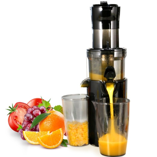 Vevor Masticating Juicer, Cold Press Juicer Machine, 2.6" Large Feed Chute Slow Juicer, Juice Extractor Maker