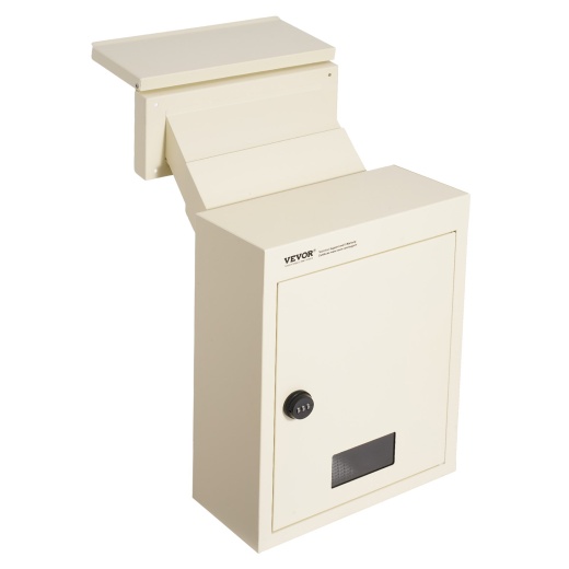 Vevor Through The Wall Drop Box: Heavy Duty Steel Through The Wall Mailbox with Combination Lock
