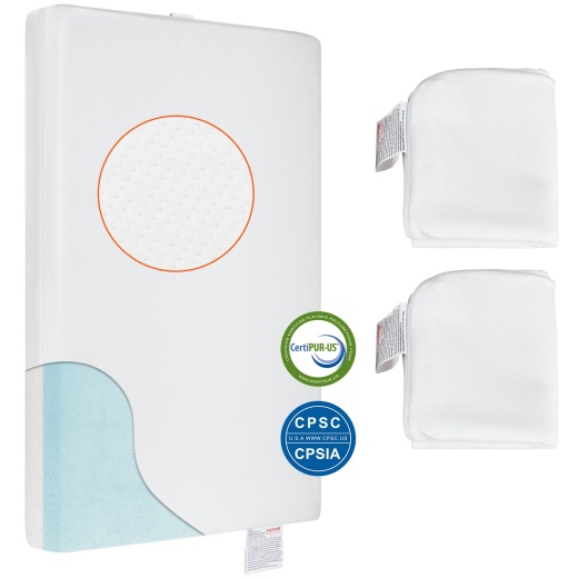 Vevor Crib Mattress, Two-Sided Breathable Toddler Mattress of Memory Foam