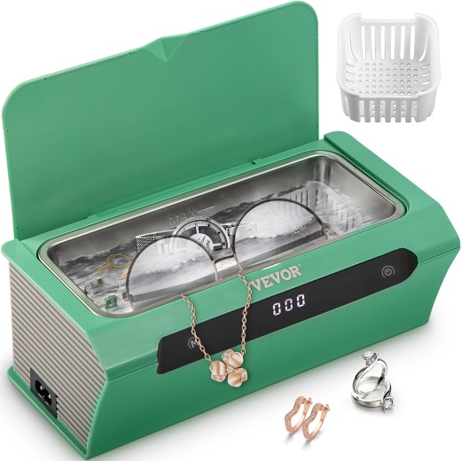 Vevor Ultrasonic Jewelry Cleaner - Professional Ultrasonic Cleaner for Jewelry, Glasses, Watches